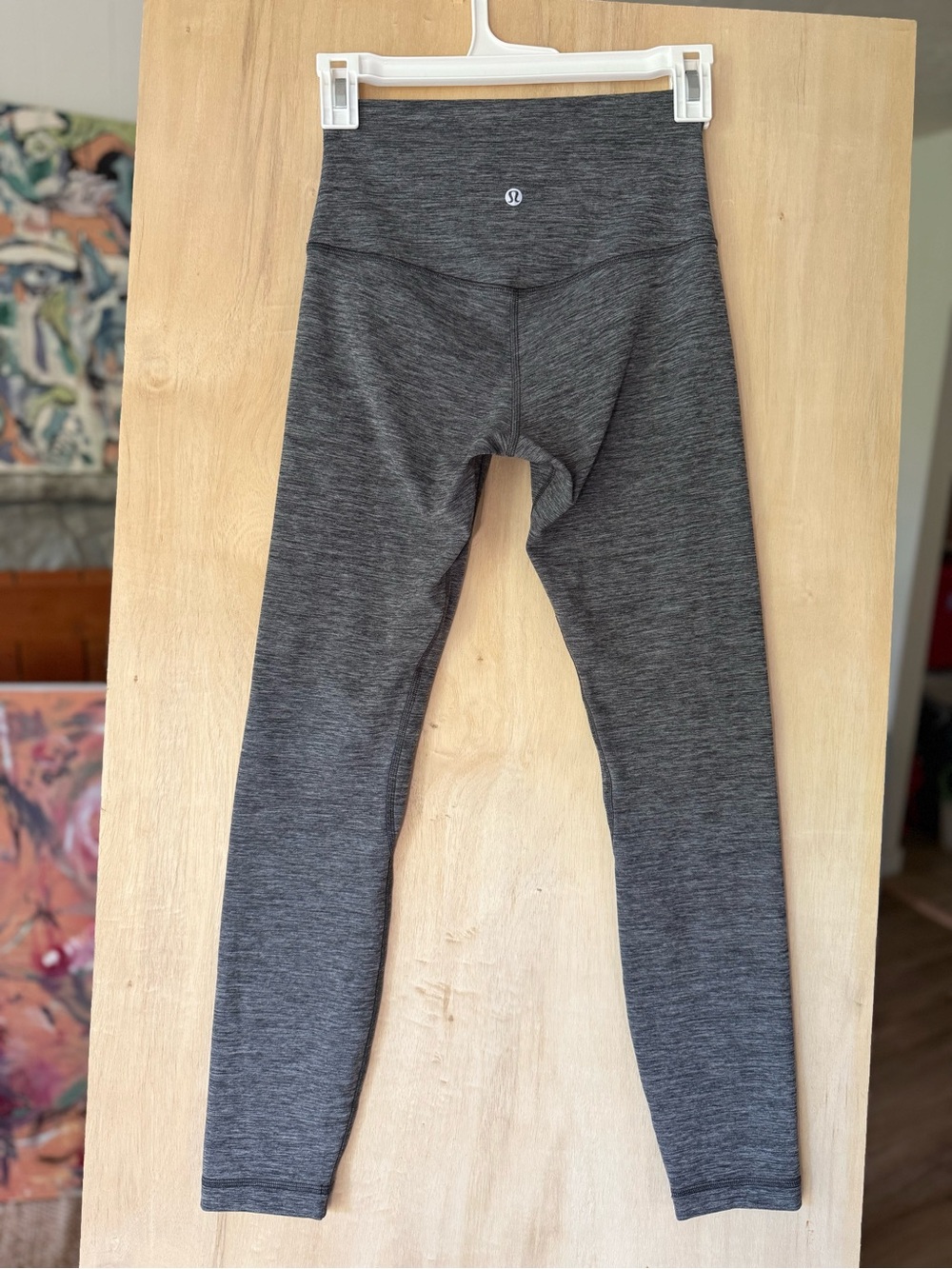 lululemon athletica Women's Gray High-Rise Leggings size 4 small - Picture 2 of 4